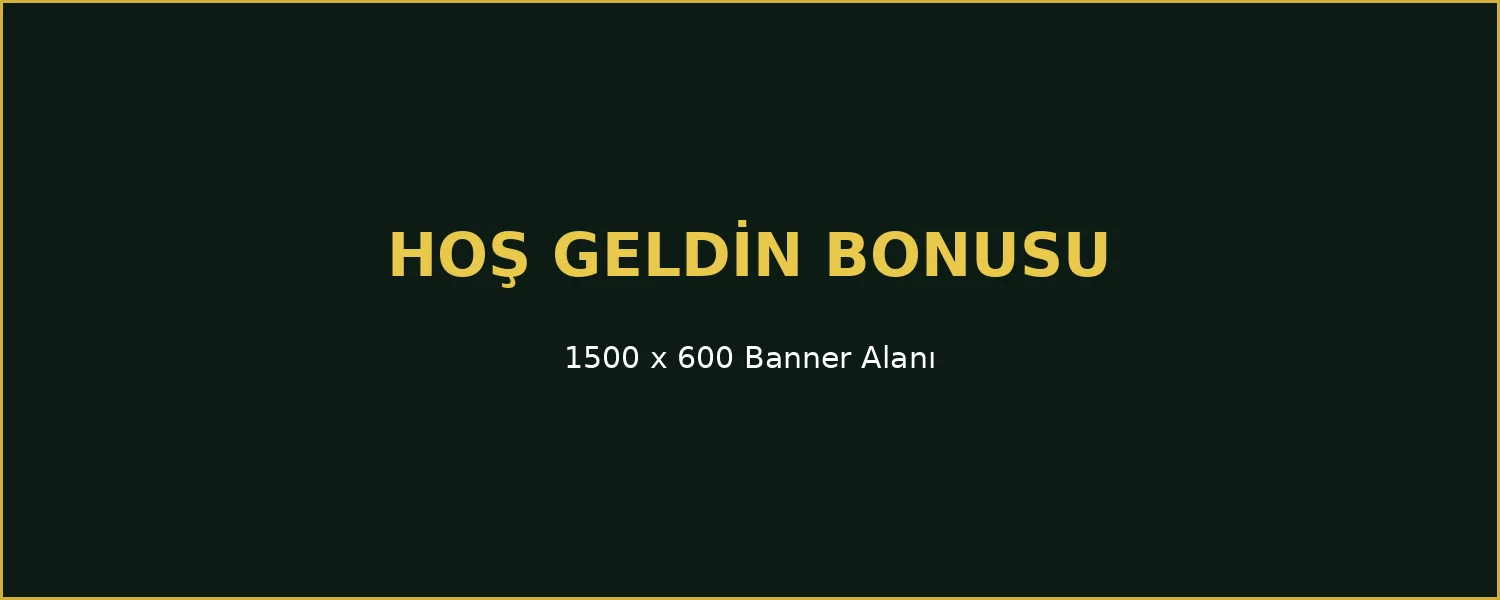 Hoş Geldin Bonusu